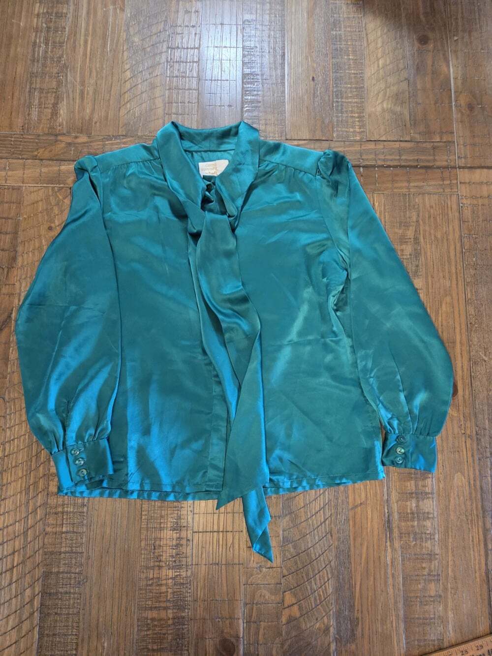 Country Sophisticates By Pendleton Women’s Emerald Green Blouse 12